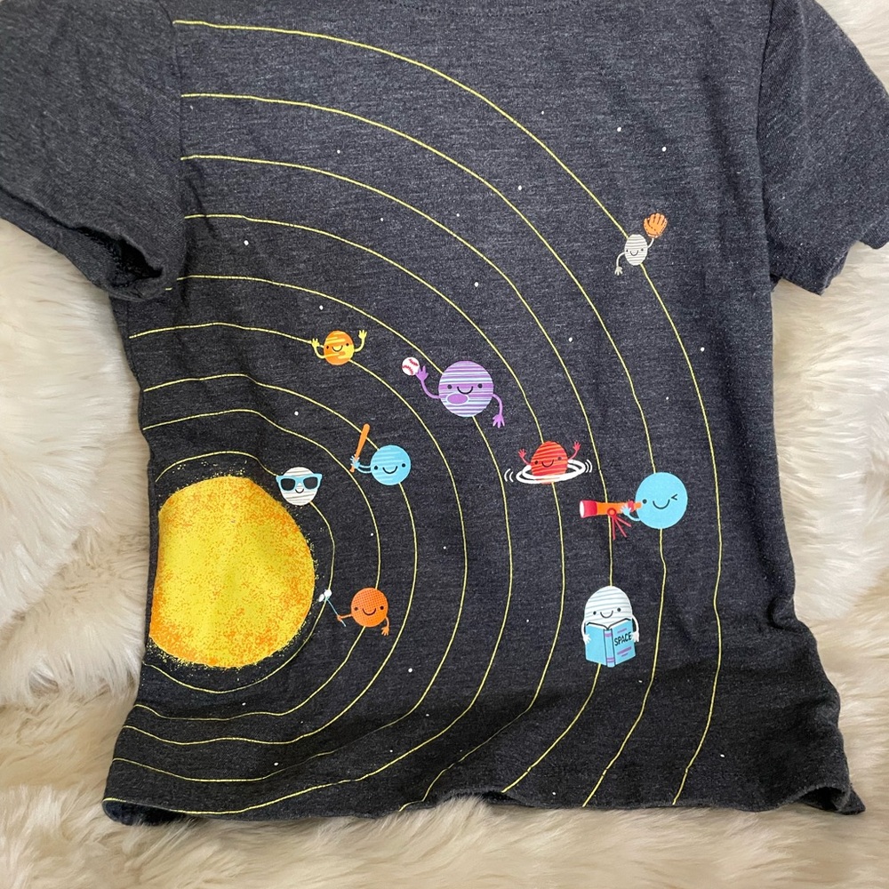 Cat & Jack Gray Solar System Tee